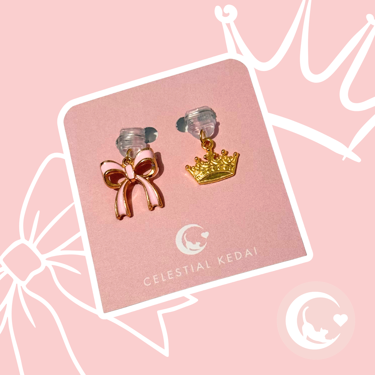 CROWN & BOW DUST PLUG SET