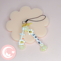 Yellow "Grow" Phone Charm