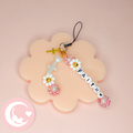 Magenta "Faith" Phone Charm