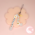 Purple "Peace" Phone Charm