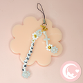 Light Blue "#Blessed" Phone Charm