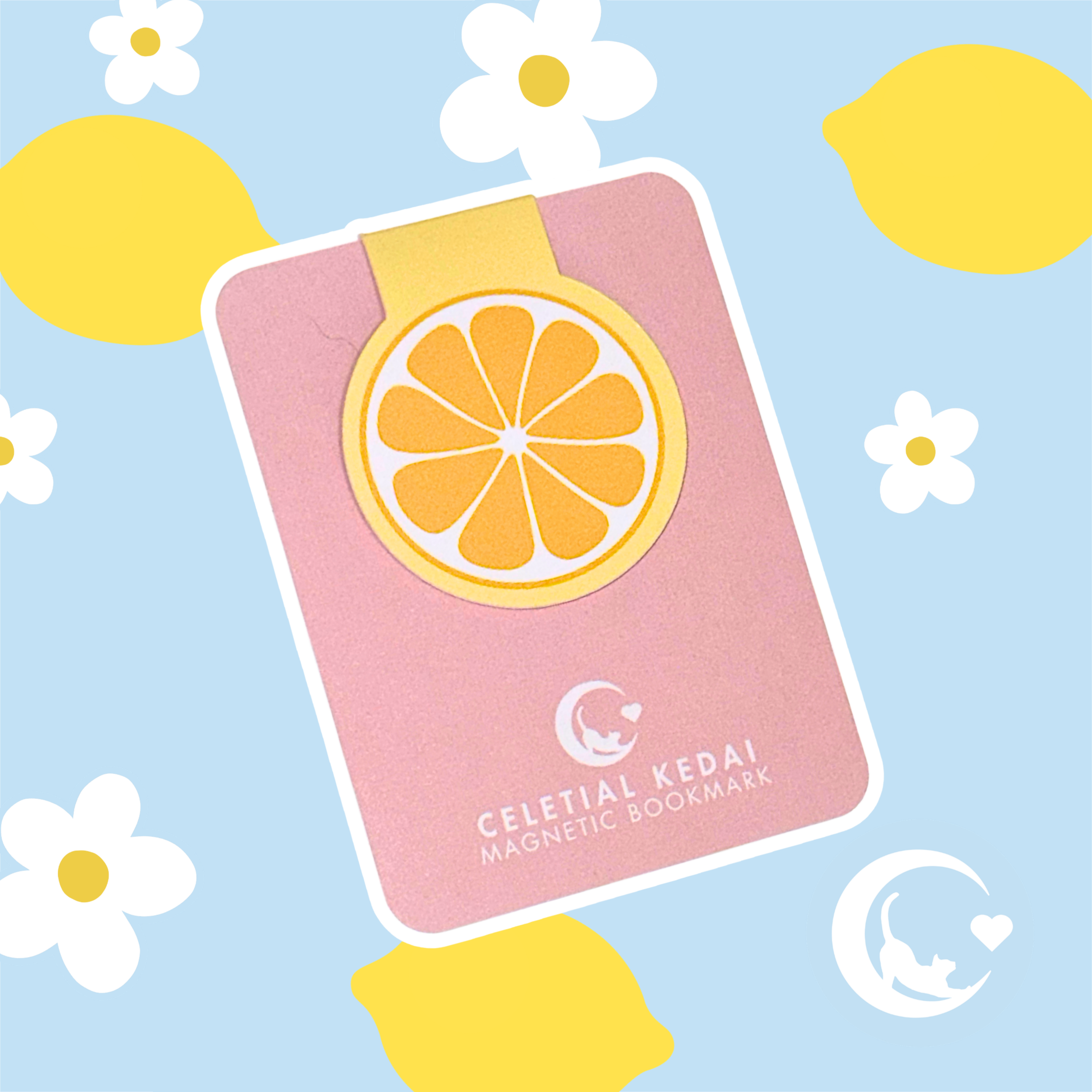 The Goodness Collection: Lemon Slice Magnetic Bookmark