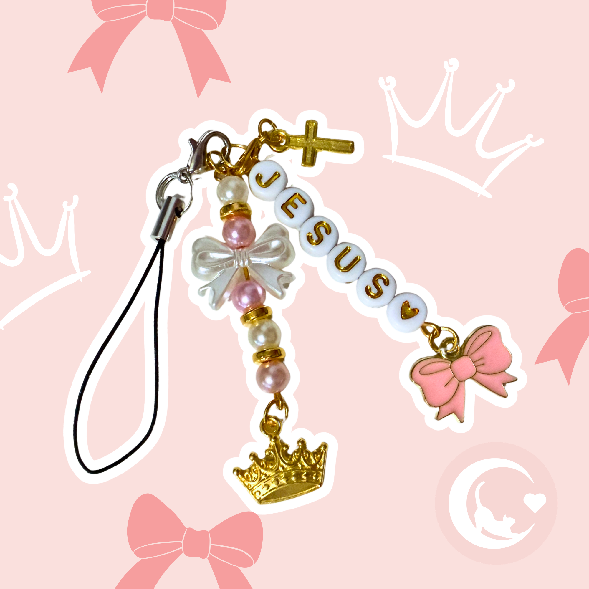 Jesus Phone Charm