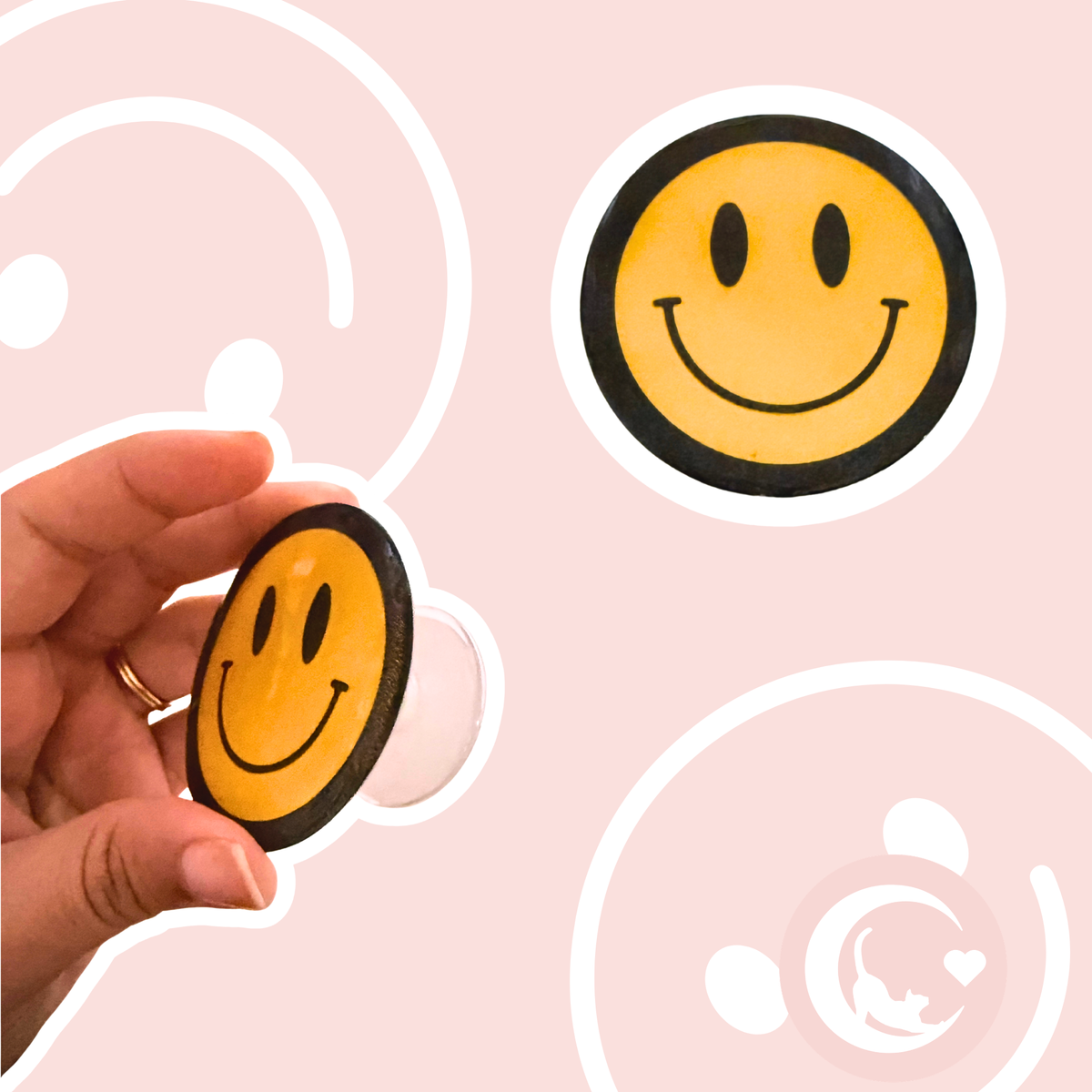SMILEY PHONE GRIP